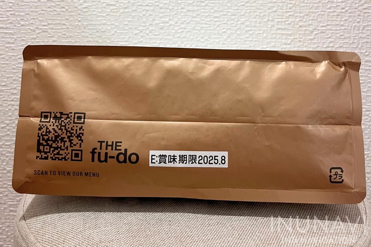 フレンチブルドック専用フード　THE fu-do正統の基礎栄養食　賞味期限の表示